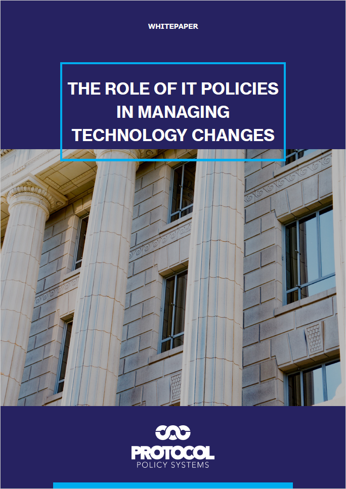 The Role  of IT Policies in Managing Technology Changes in Local Government